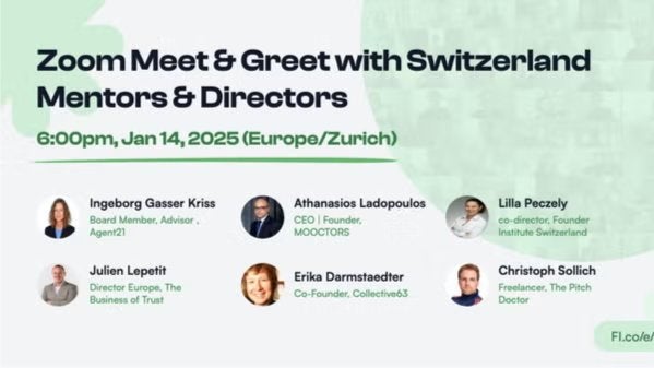 Zoom Meet & Greet with Luxembourg Mentors & Directors