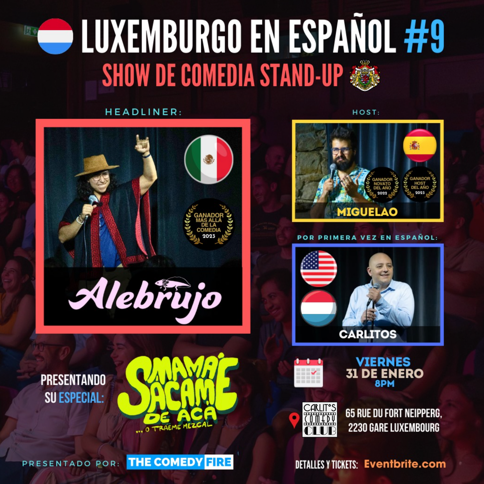 Luxembourg en Espagnol #9 - Un spectacle de stand-up comédie dans votre langue