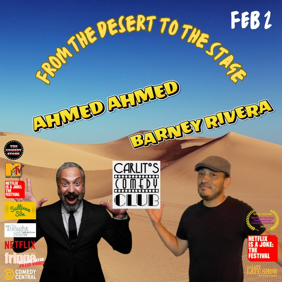 Ahmed Ahmed et Barney Rivera - Du désert à la scène - Comédie stand-up en anglais