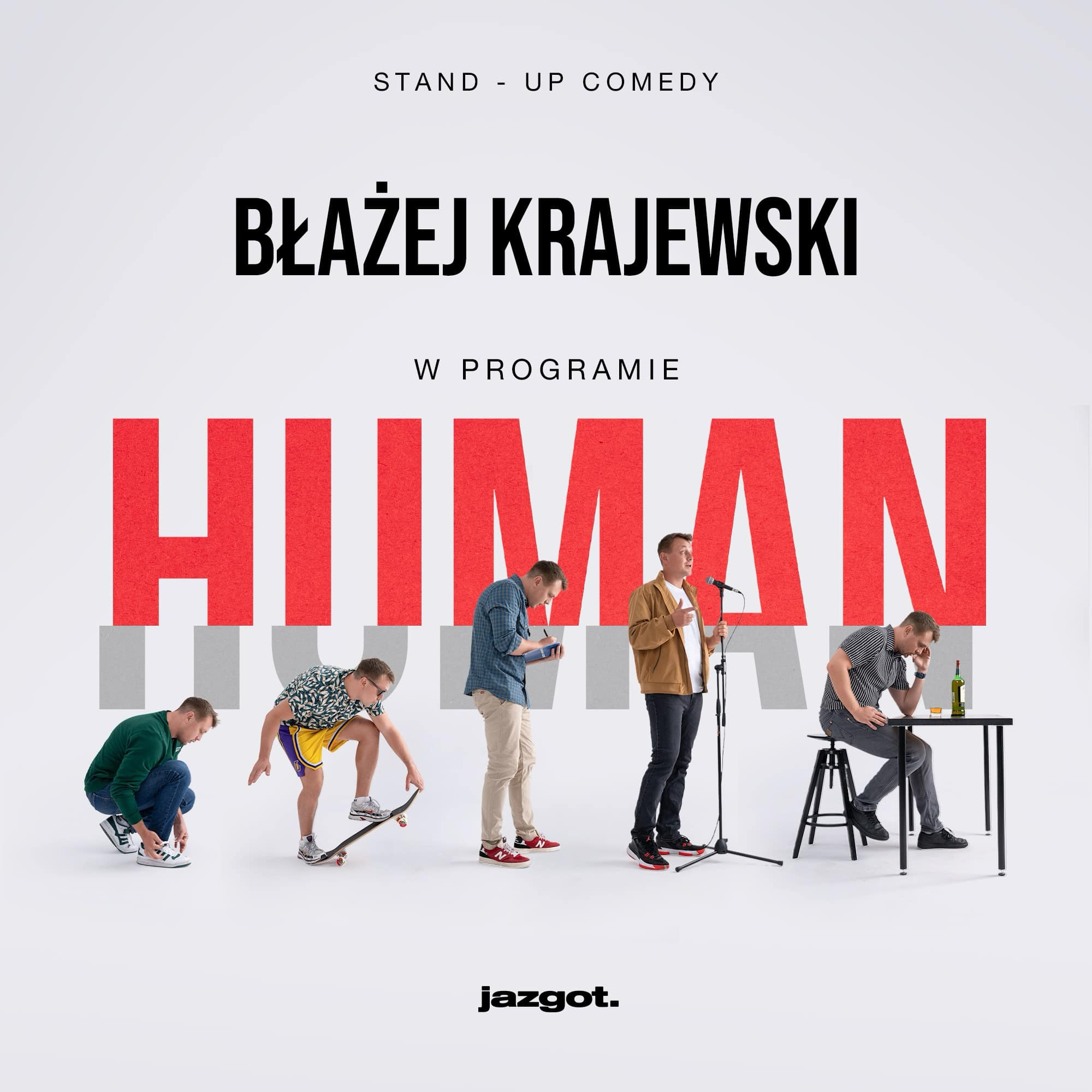 Błażej Krajewski dans le programme "Human" - Stand-up comedy polonais