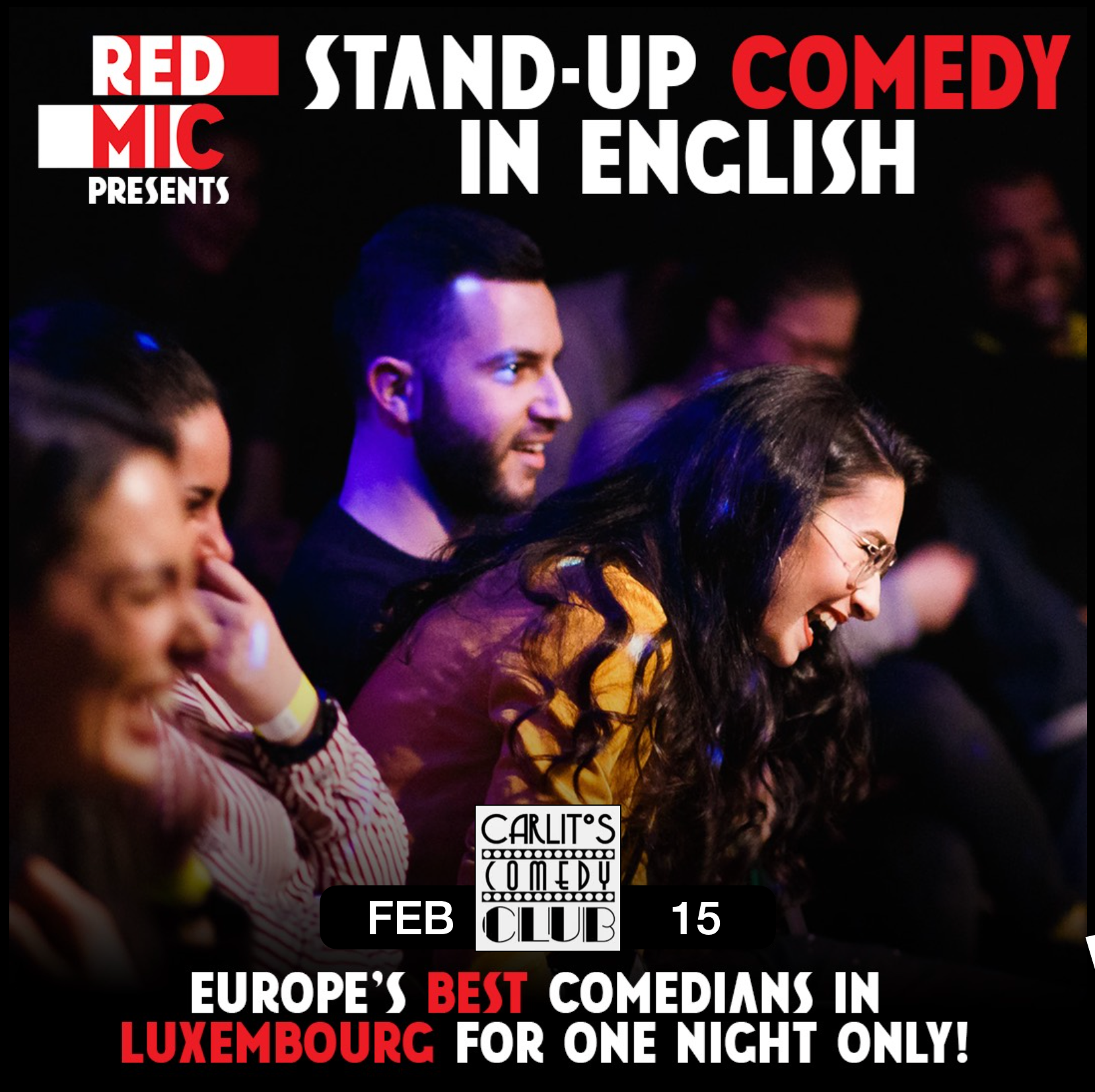 RED MIC - Stand-up Comedy en anglais