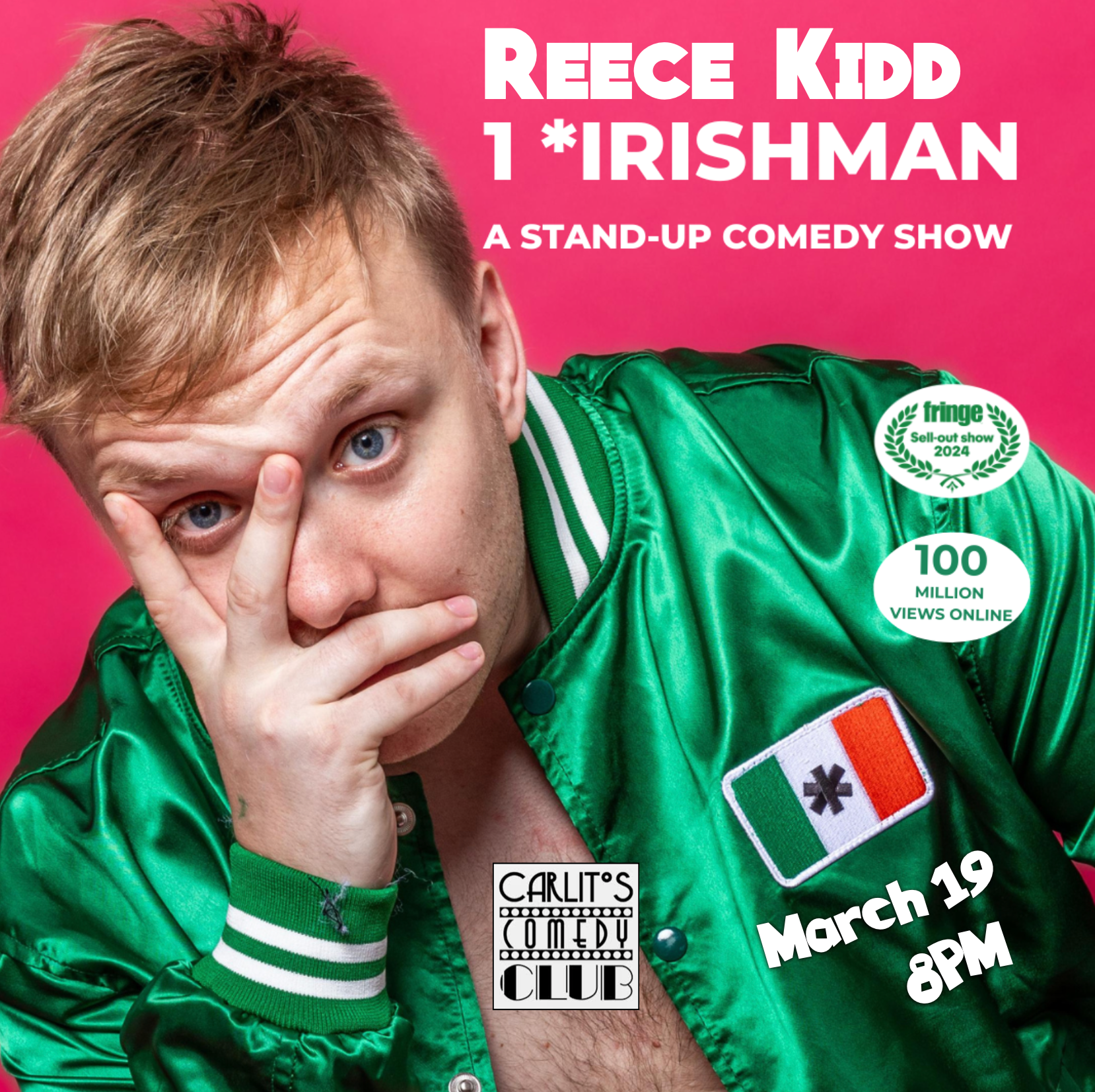 Reece Kidd - 1 *Irishman - Comédie stand-up en anglais