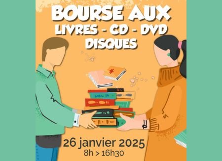 Bourse aux livres, CD, DVD et disques