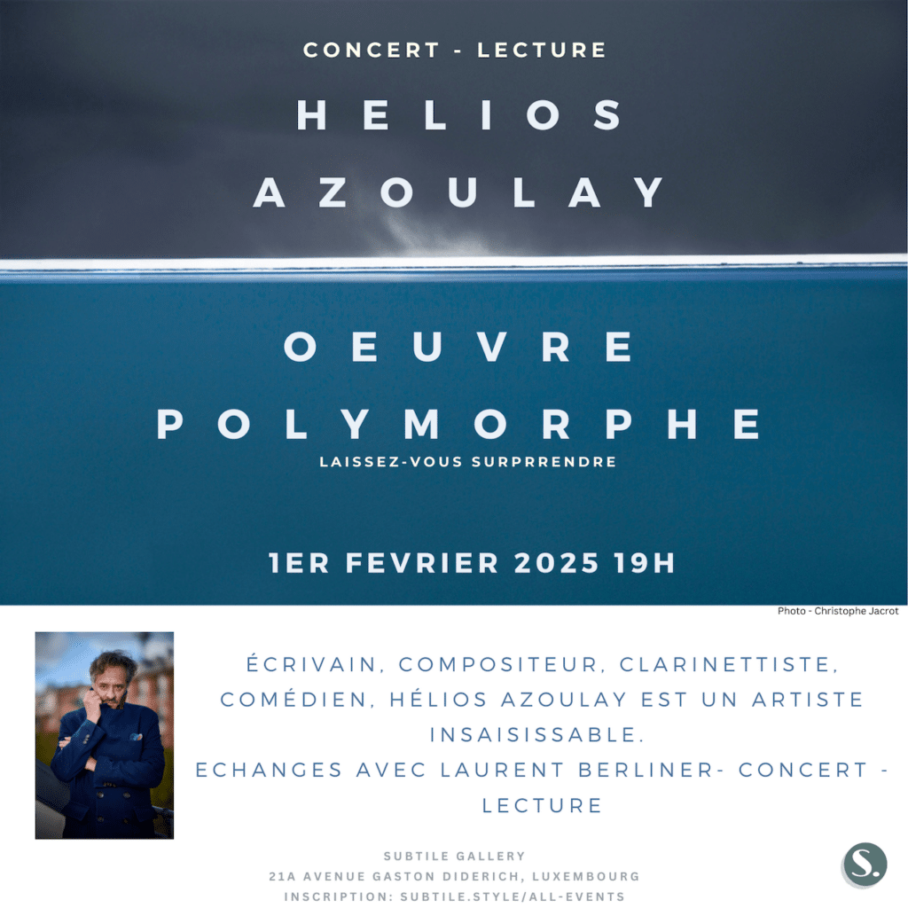 Concert - Lecture par l'Homme insaisissable des Sons Helios Azoulay - 1/2/25 à 19h