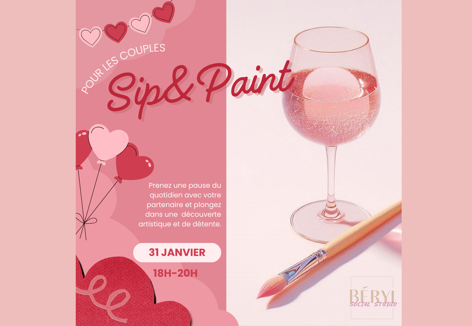 Sip&Paint pour les couples