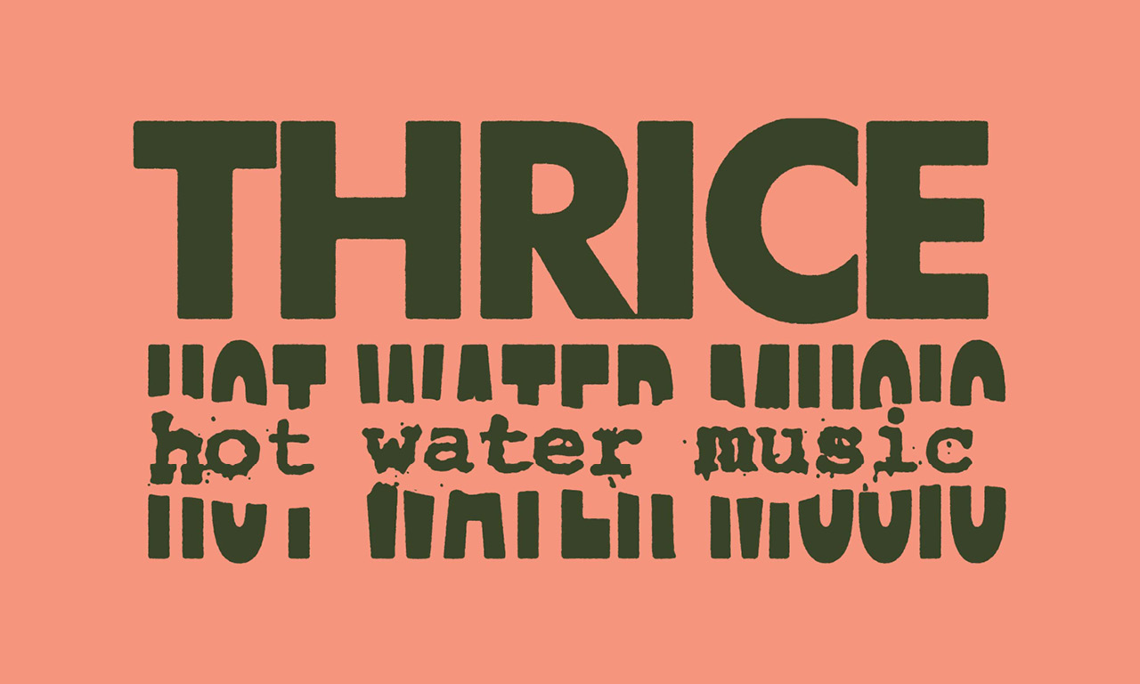 Thrice et Hot Water Music