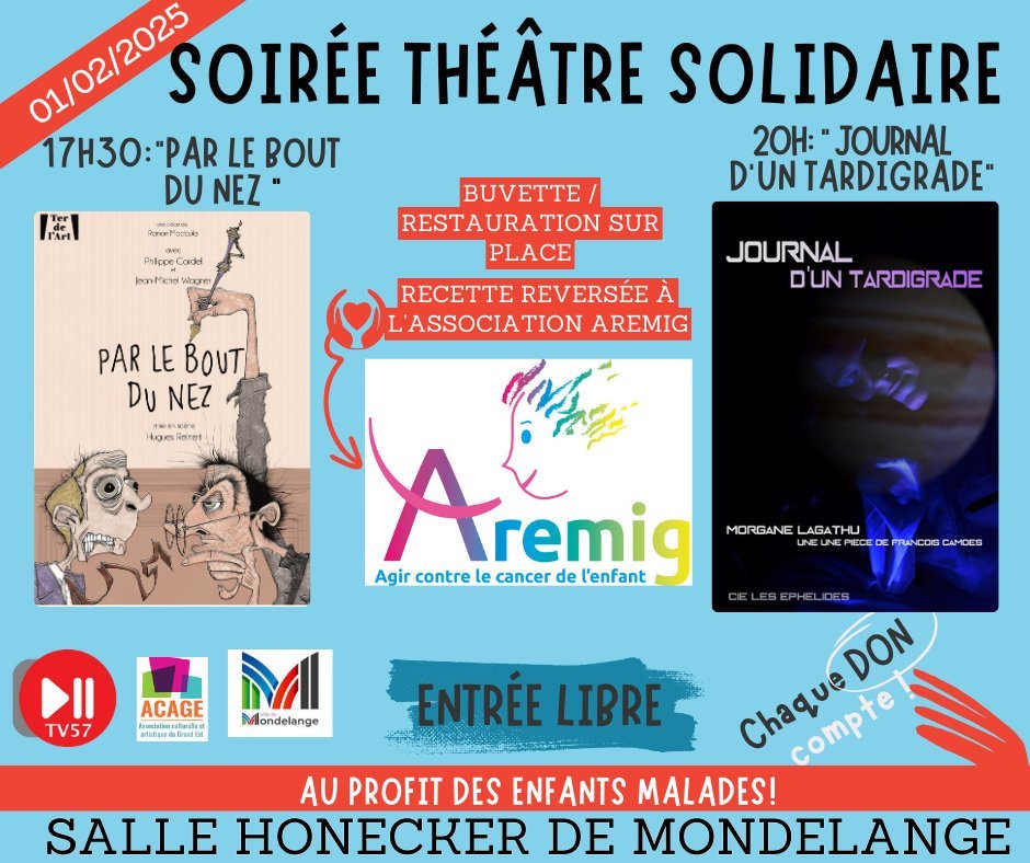 Solidarity Theatre Evening in Mondelange in aid of AREMIG