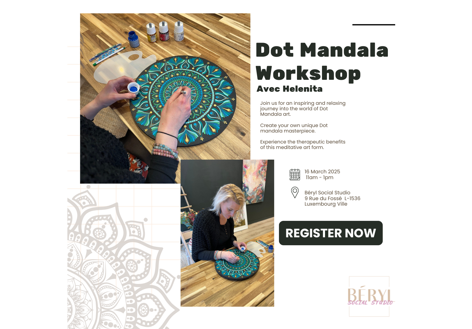 Dot Mandala Workshop