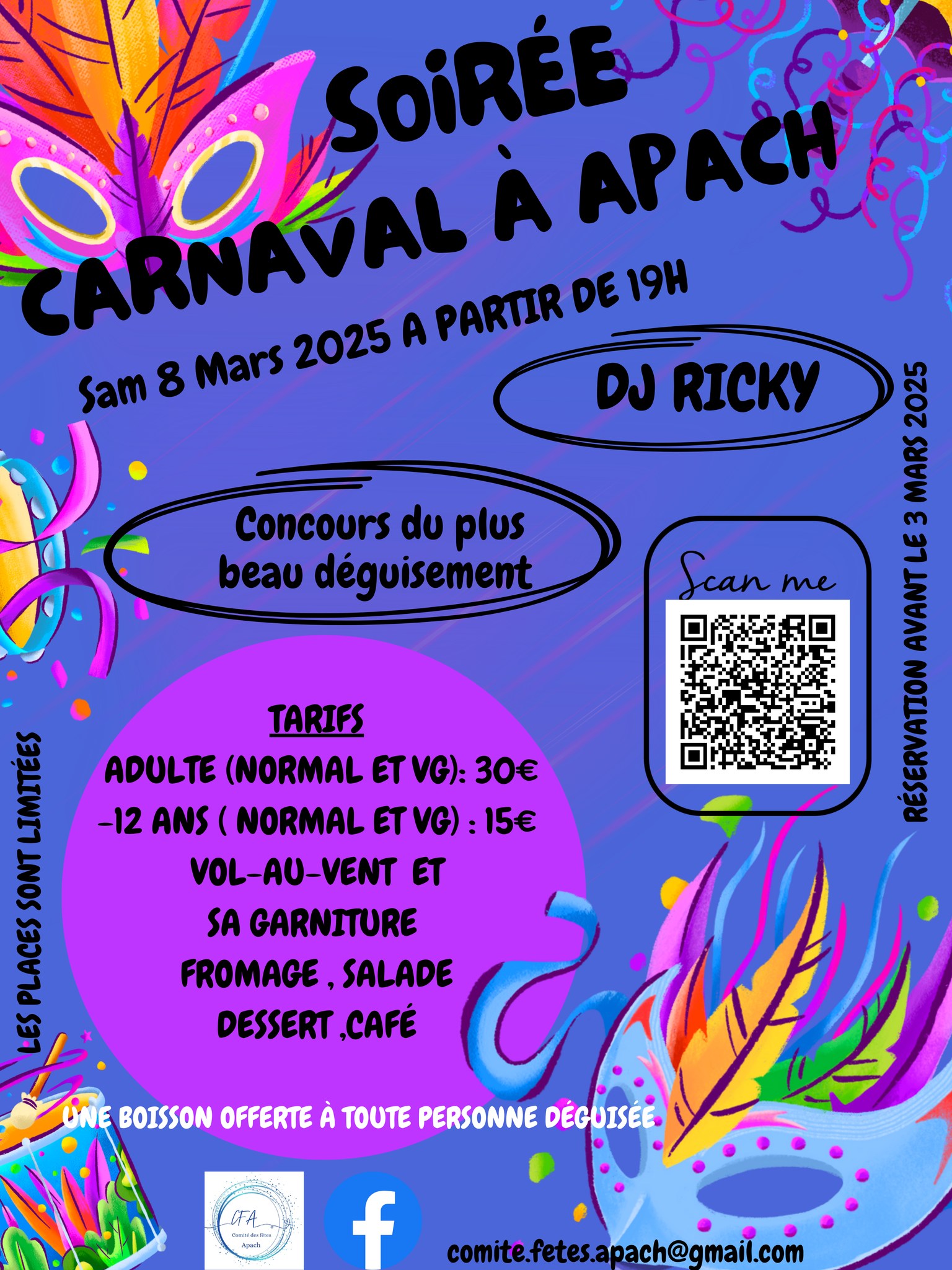 Soirée Carnaval à Apach