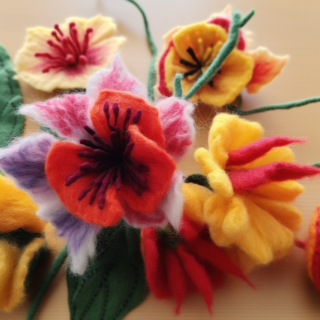 Felt flower workshop