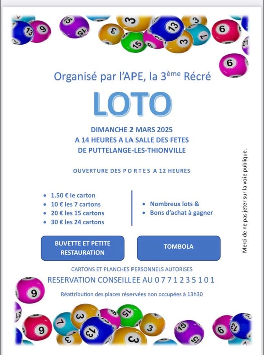 Soirée Loto