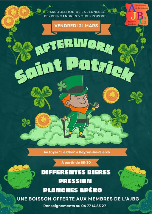 Afterwork Saint-Patrick