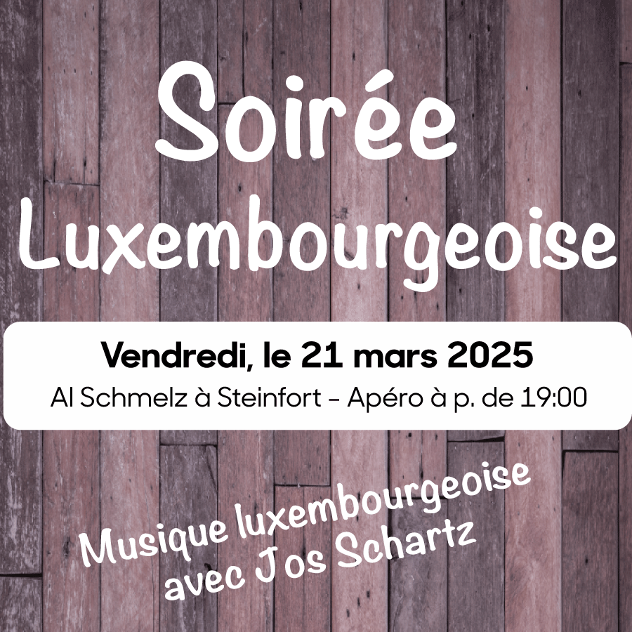 Soirée luxembourgeoise