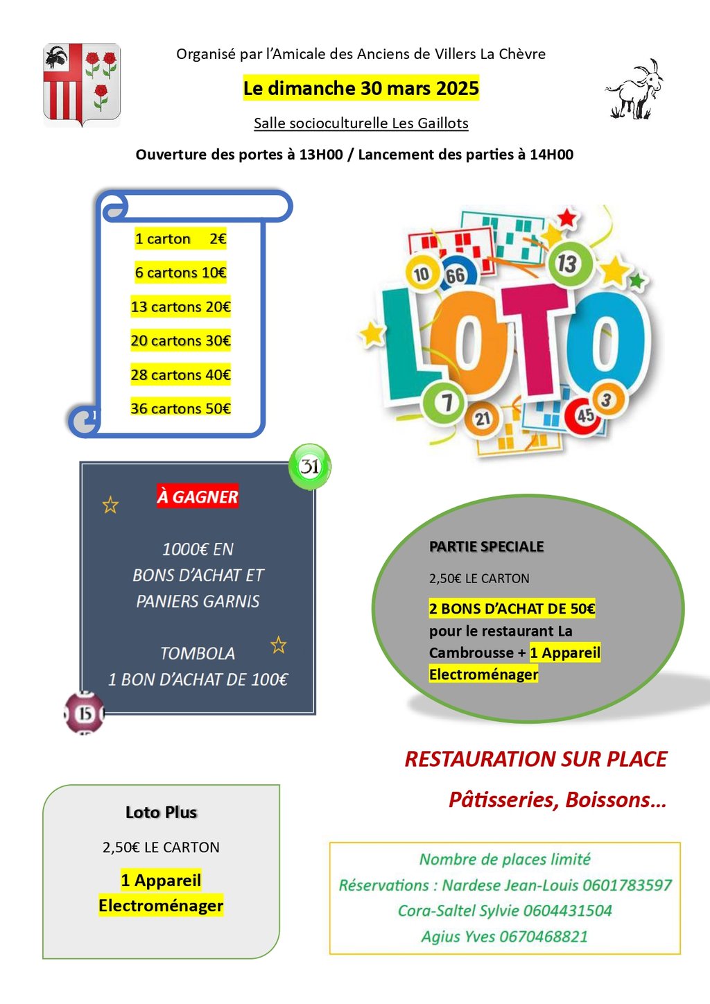 Lotto in Villers-la-Chèvre